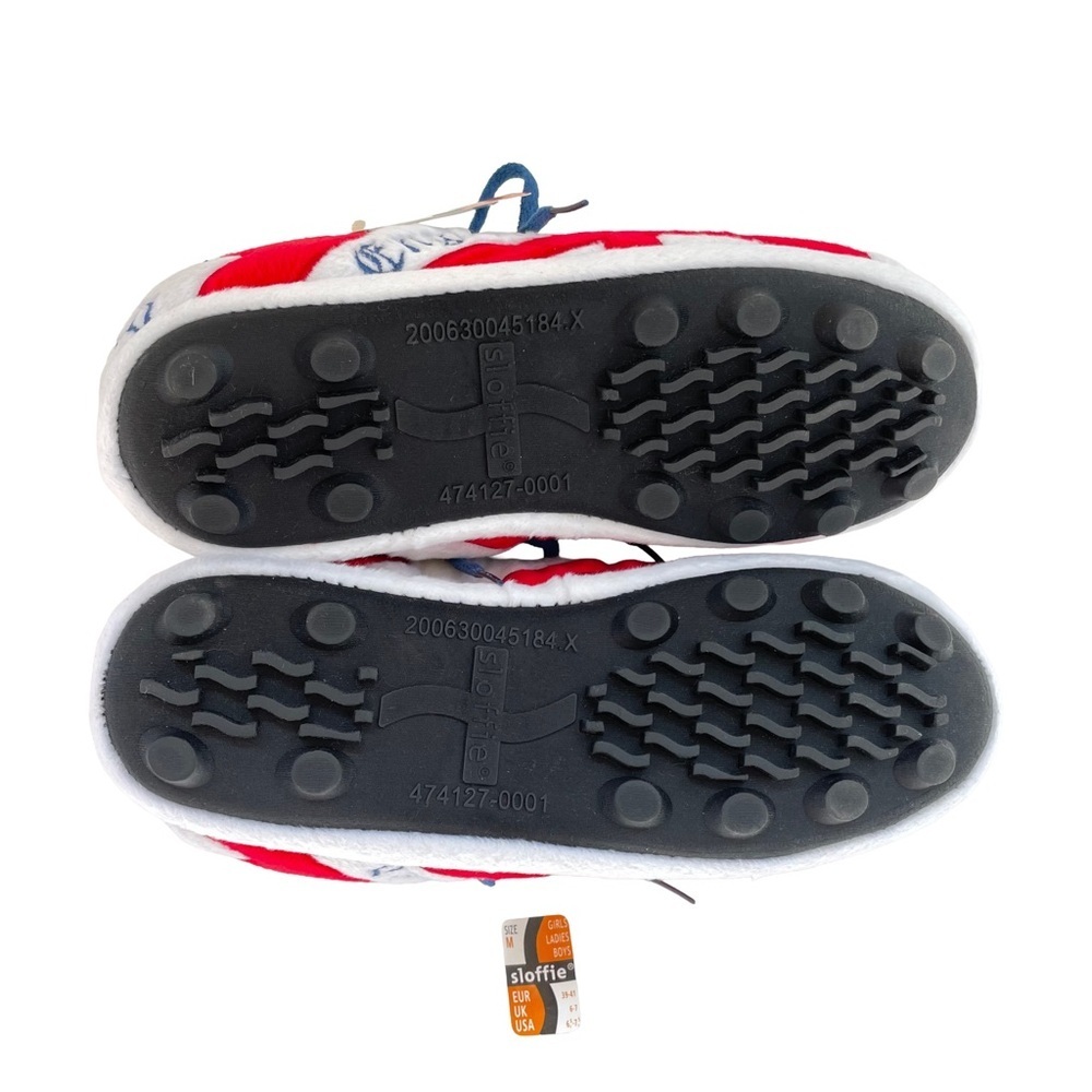 Sloffie Slippers, England FC Soccer, Red/White, Size Medium (US Men’s 6.5-7.5) - Picture 8 of 8